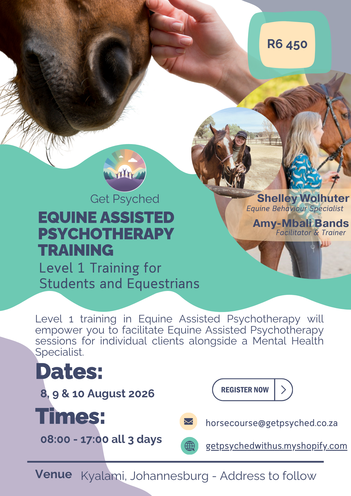 Interactional Approach to Equine Assisted Psychotherapy | For Students and Equestrians (August)